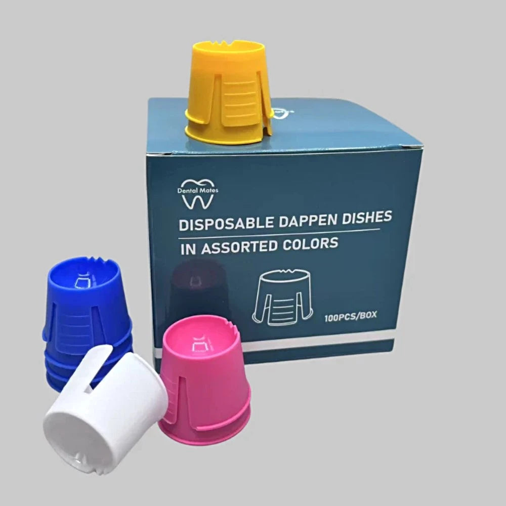 Disposable Dappen Dishes – Assorted Colors - Dental Mates