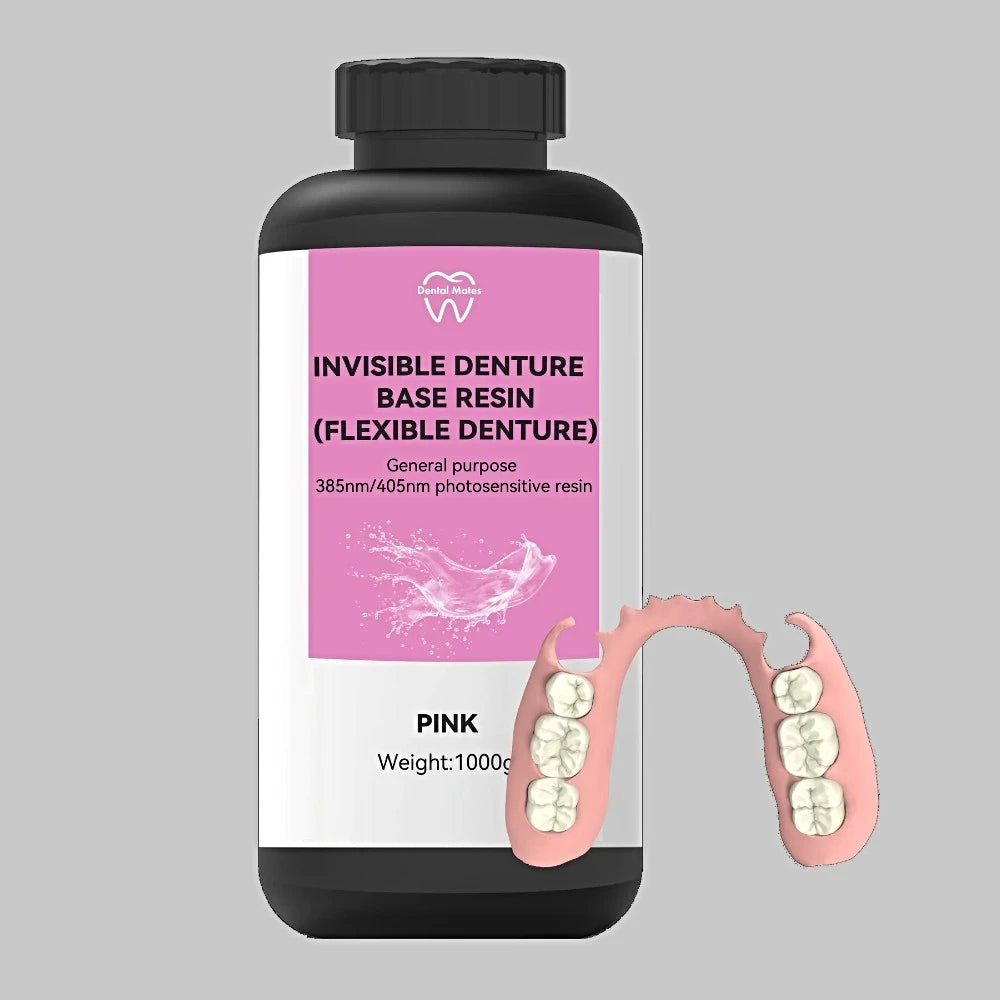 Invisible Denture Base Resin for DLP and LCD Printers