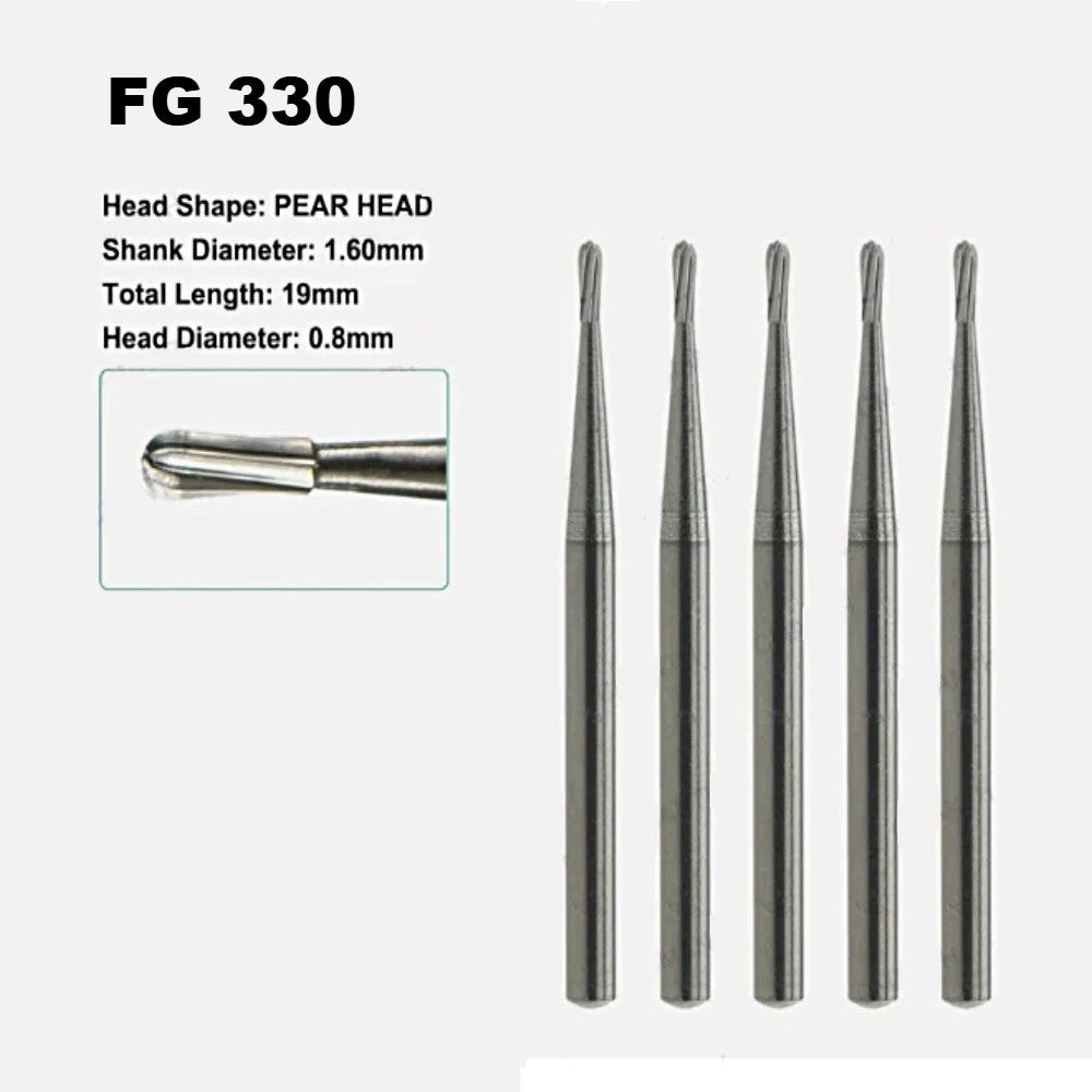 FG 330 Pear Shaped Carbide Burs