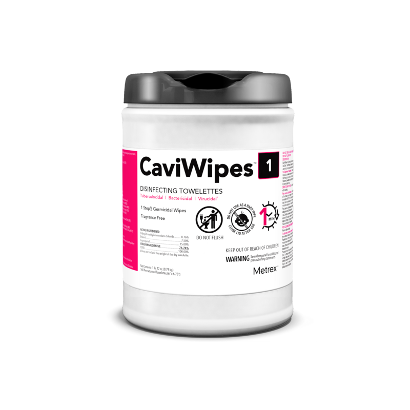 CaviWipes1 Surface Disinfectant Towelette Wipes