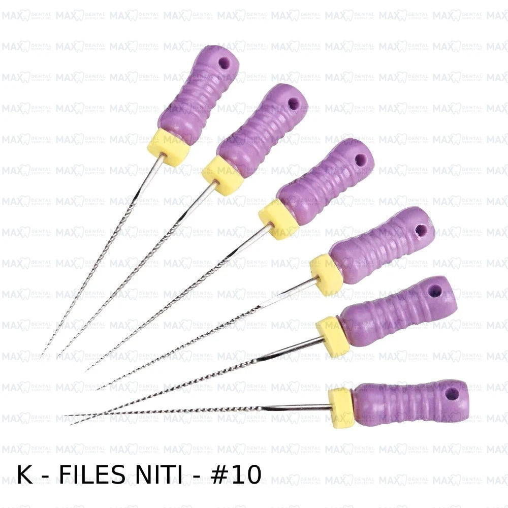 K Files NiTi 6pcs/pack
