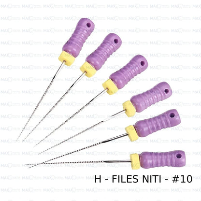 H Files NiTi 6pcs/pack