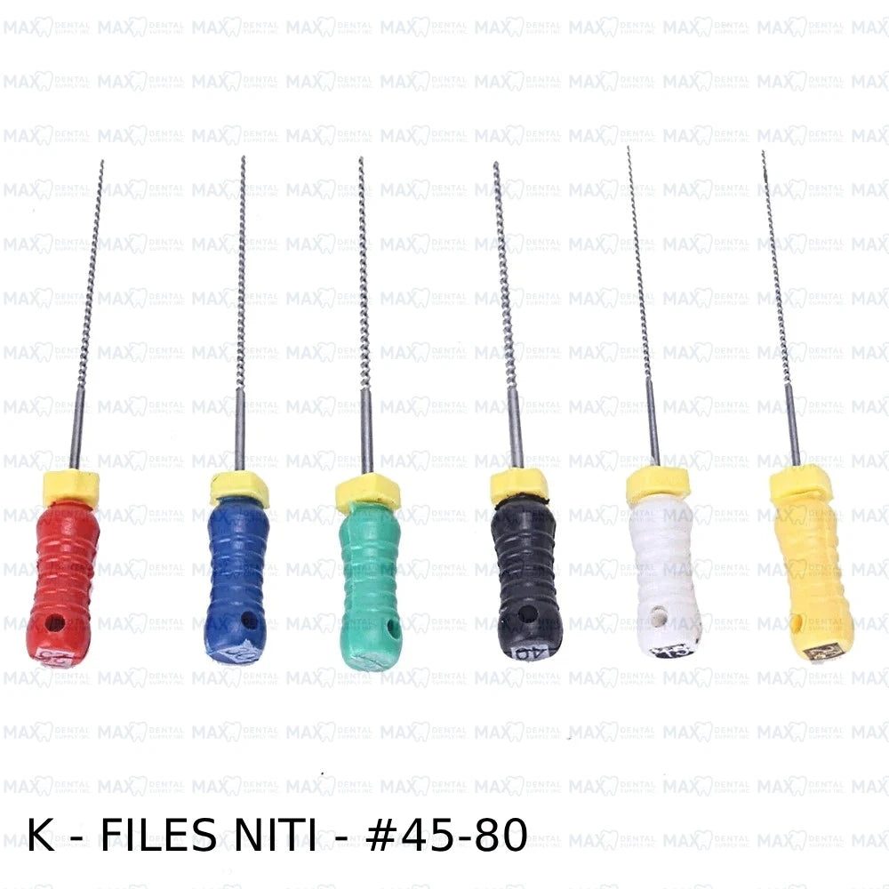 K Files NiTi 6pcs/pack