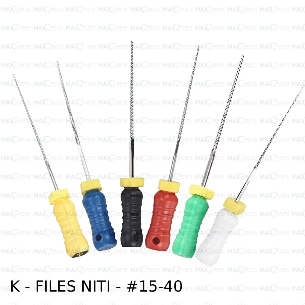 K Files NiTi 6pcs/pack