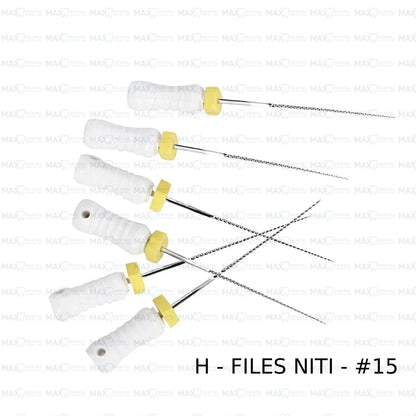 H Files NiTi 6pcs/pack