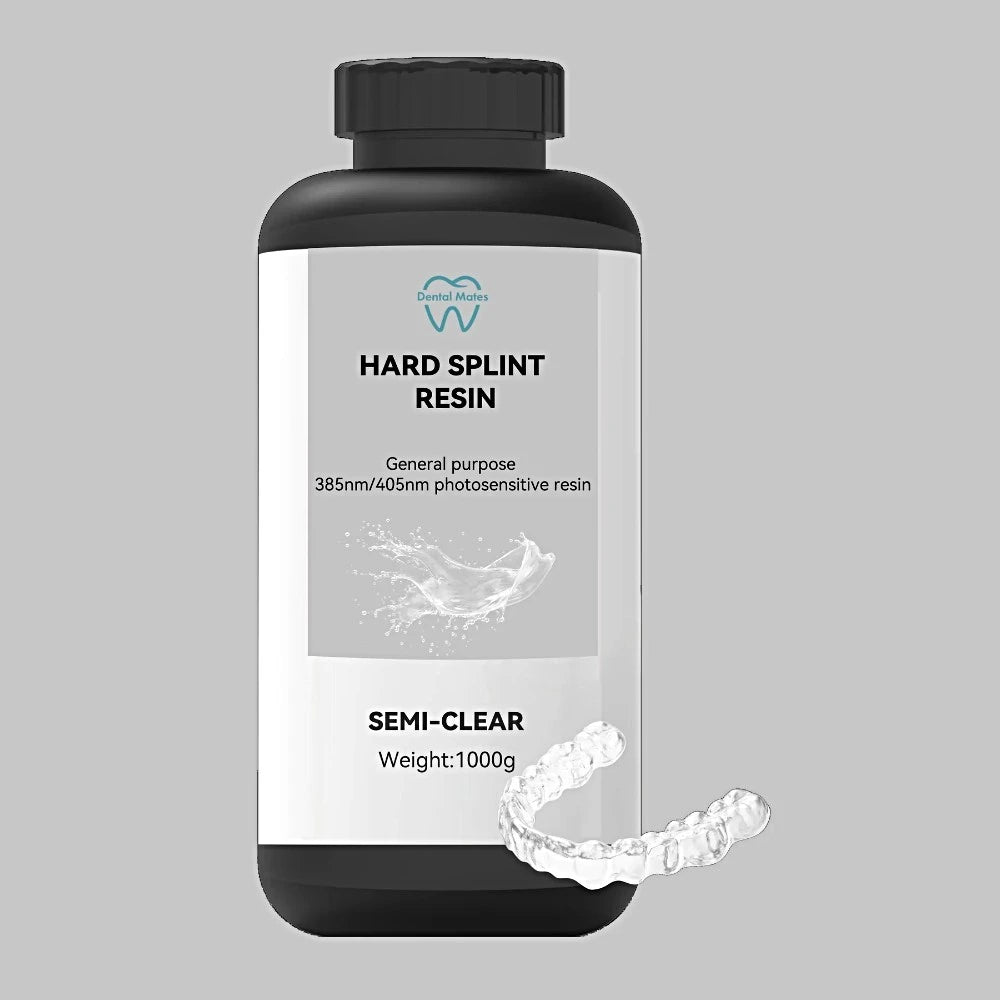 Biocompatible Hard Splint Resin for DLP and LCD Printers