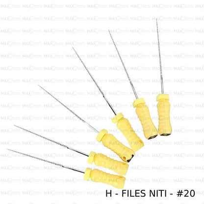 H Files NiTi 6pcs/pack