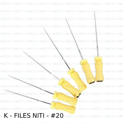 K Files NiTi 6pcs/pack