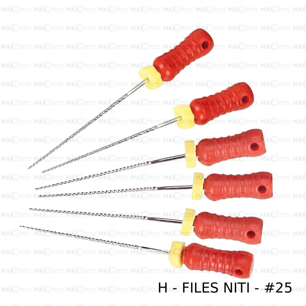 H Files NiTi 6pcs/pack