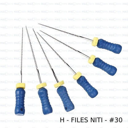 H Files NiTi 6pcs/pack