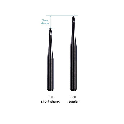 RA 2S Round Carbide Burs (Short Shank)