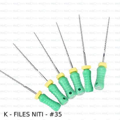 K Files NiTi 6pcs/pack