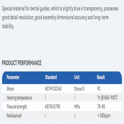 Precision Wax Casting Resin for DLP and LCD Printers