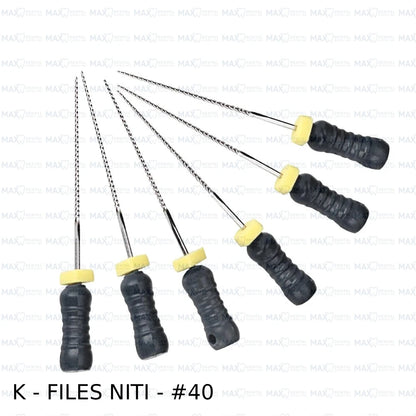 K Files NiTi 6pcs/pack