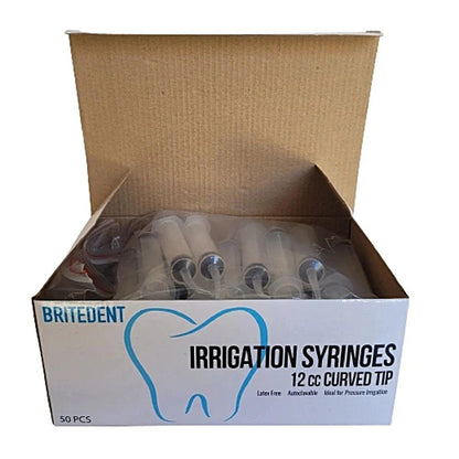 12cc Curved Tip Irrigation Syringes