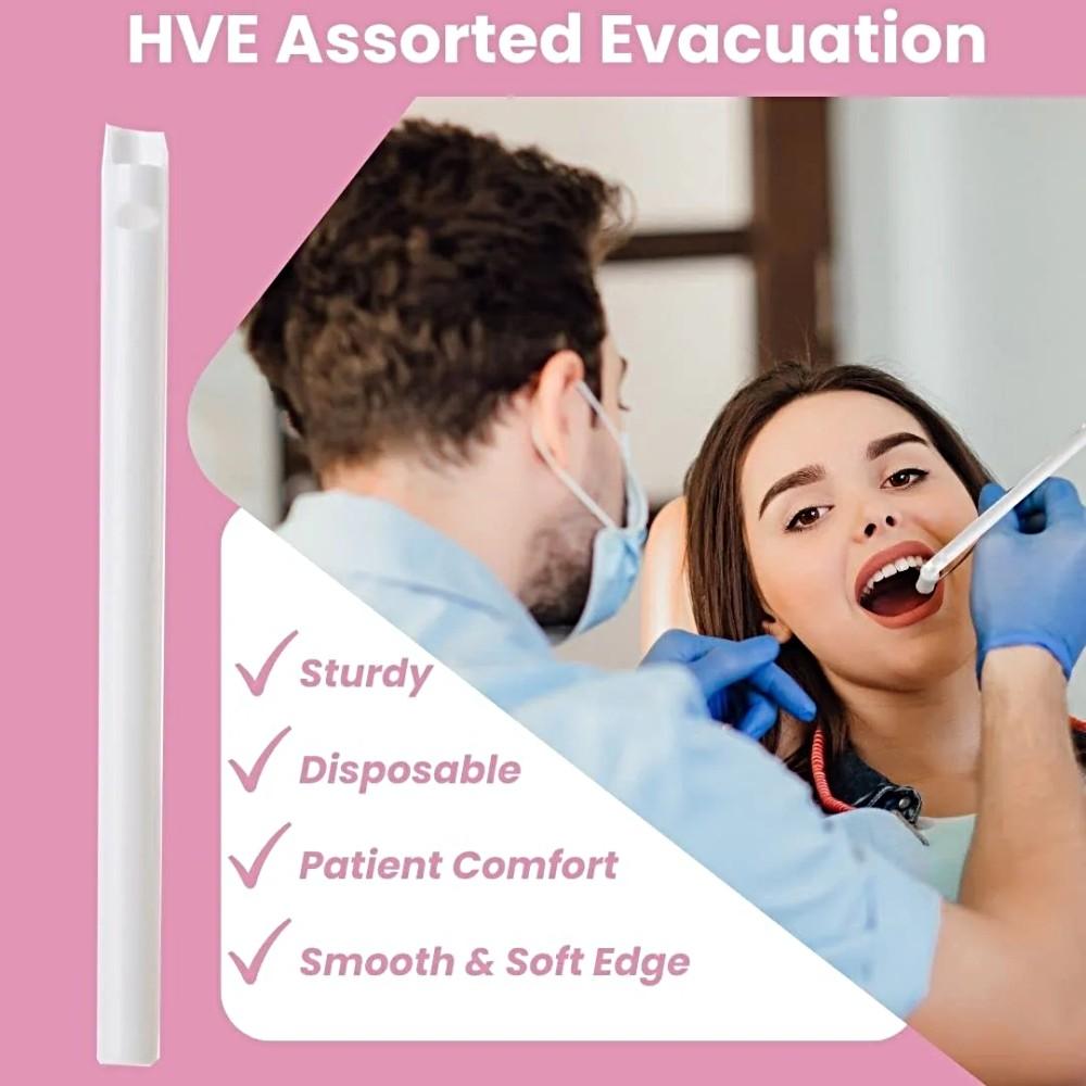 200 Pcs. High Volume Evacuation Suction Tips