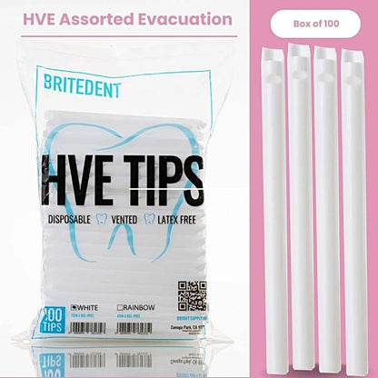 200 Pcs. High Volume Evacuation Suction Tips