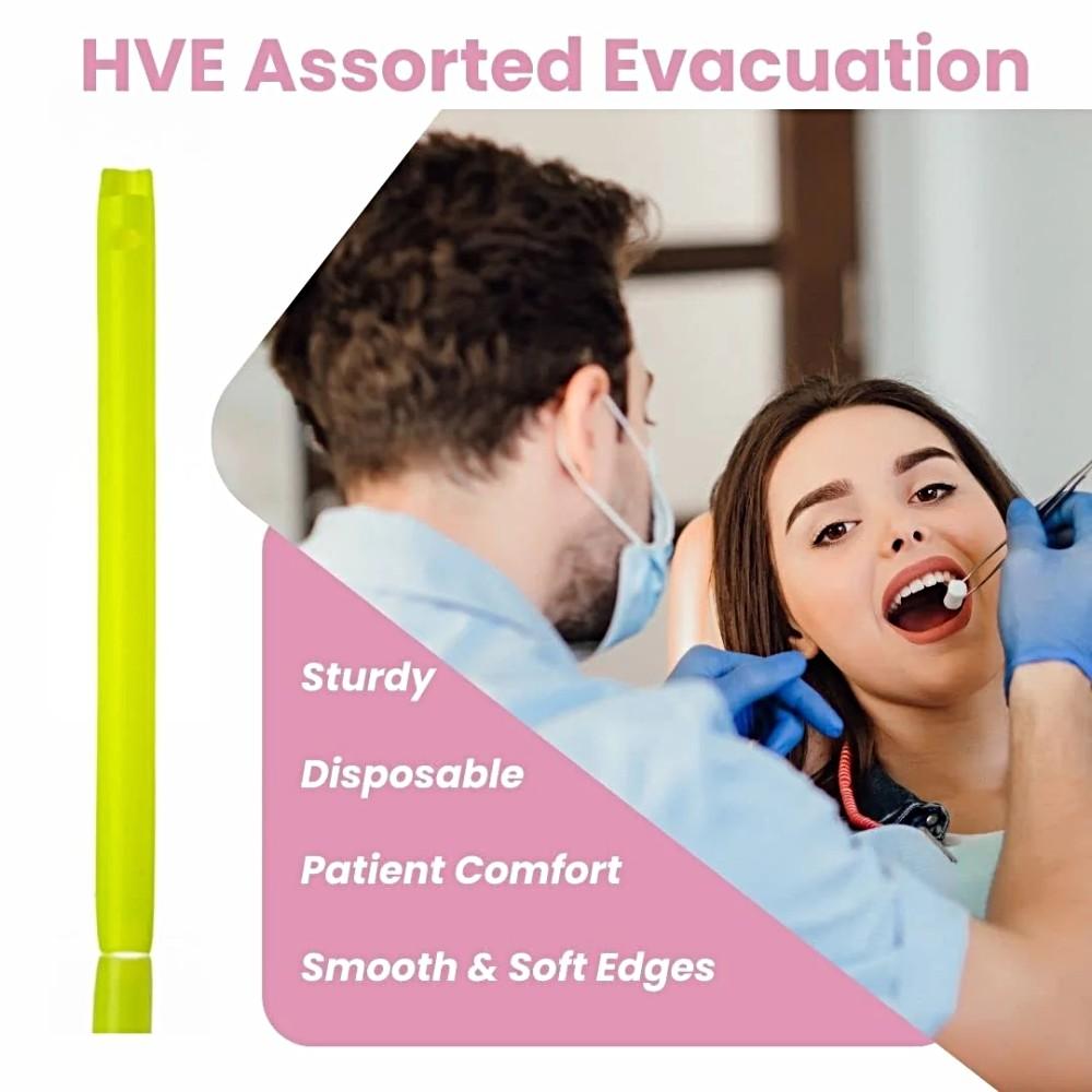200 Pcs. High Volume Evacuation Suction Tips
