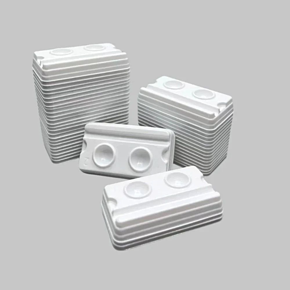 Disposable Dental Mixing Well – 2 Wells (White) - Dental Mates