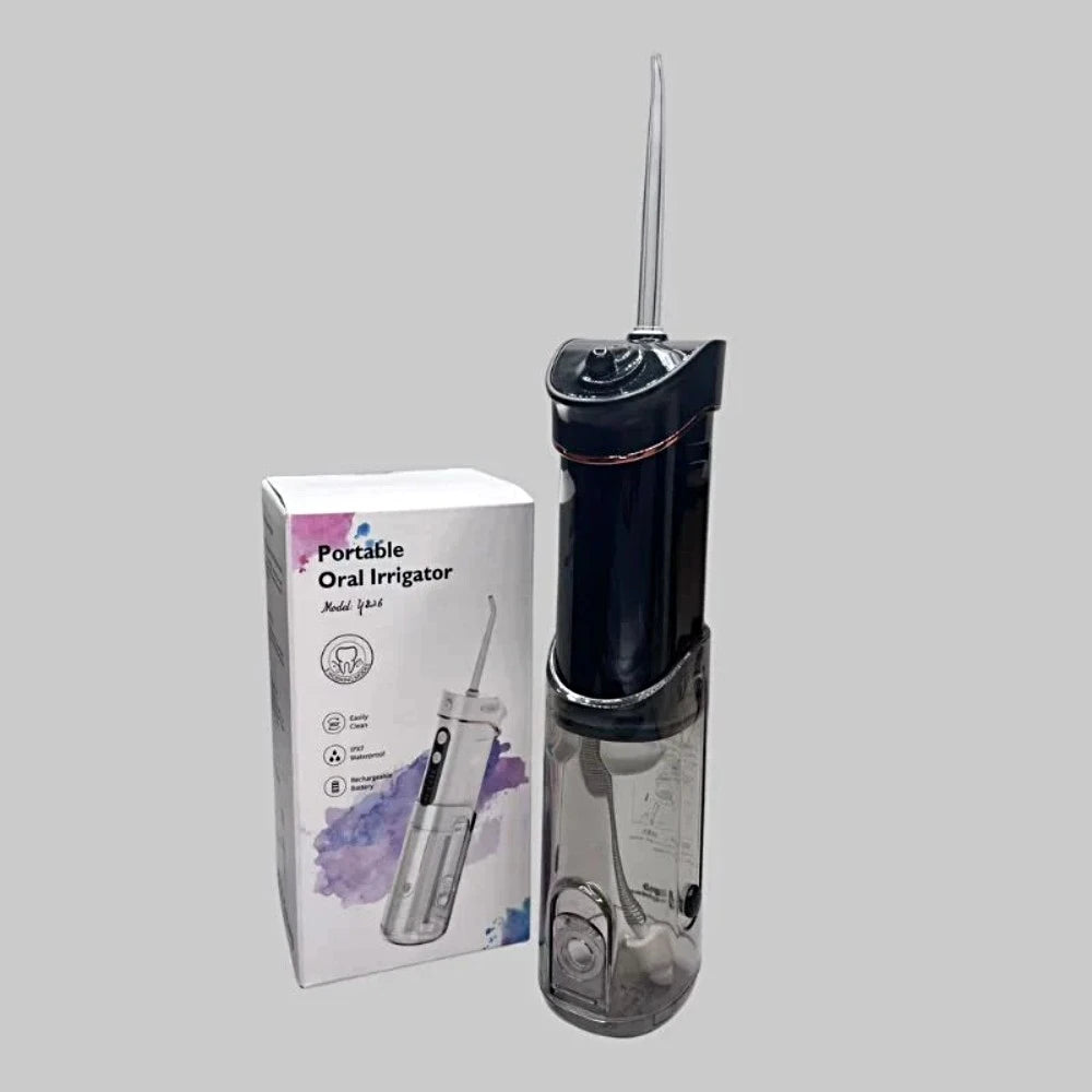 Portable Oral Irrigator – Rechargeable Dental Water Jet with 5 Modes & IPX7 Waterproof (Model DM826)