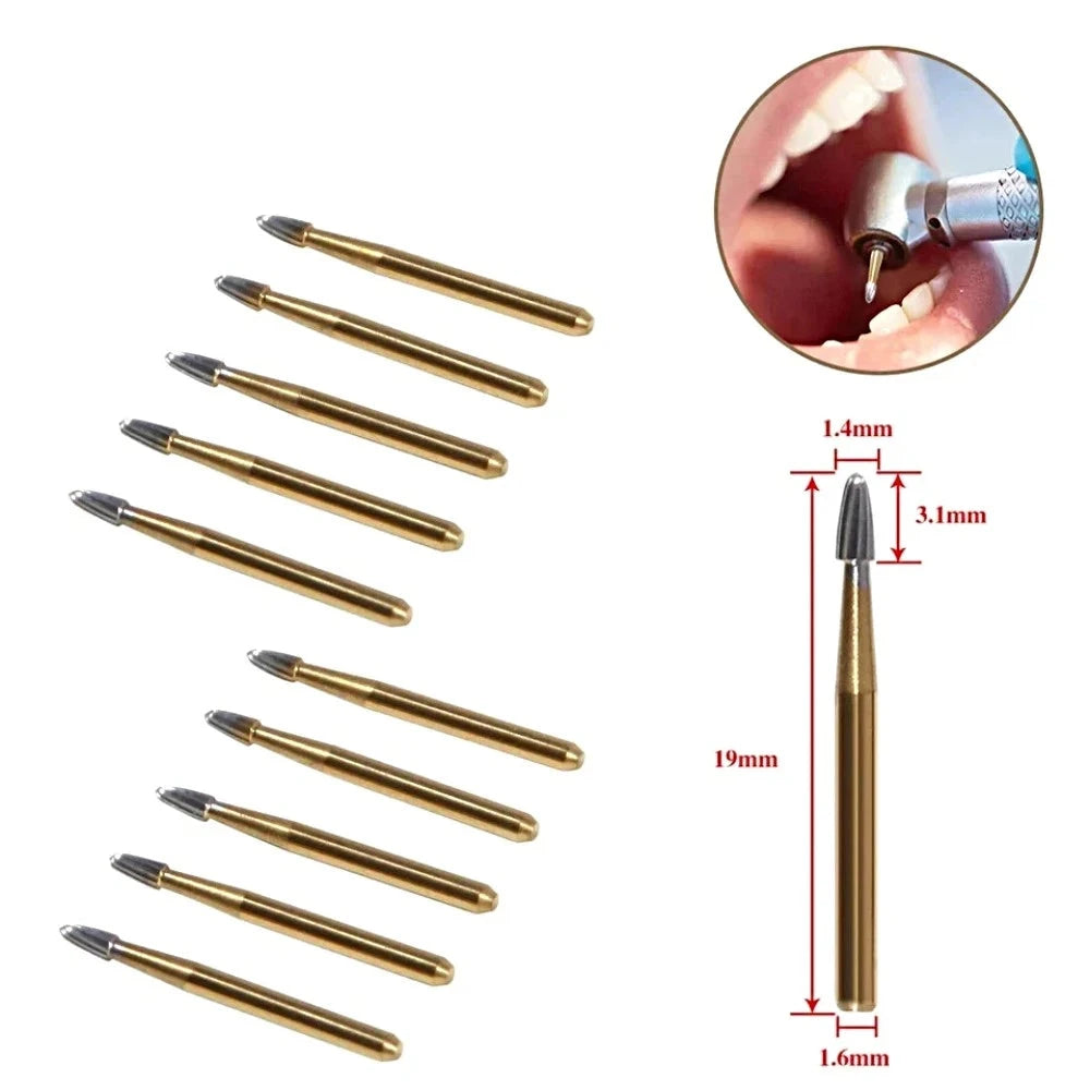 FG 7404 Egg Shaped / 12 Blade / Trimming and Finishing Carbide Burs