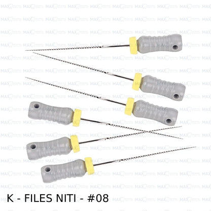 K Files NiTi 6pcs/pack