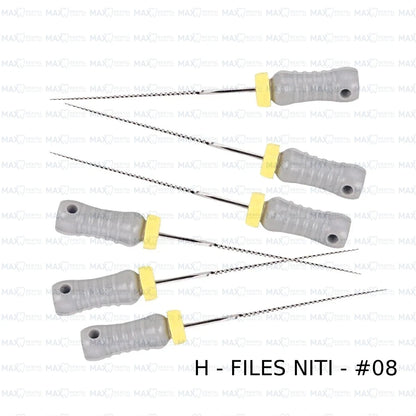 H Files NiTi 6pcs/pack