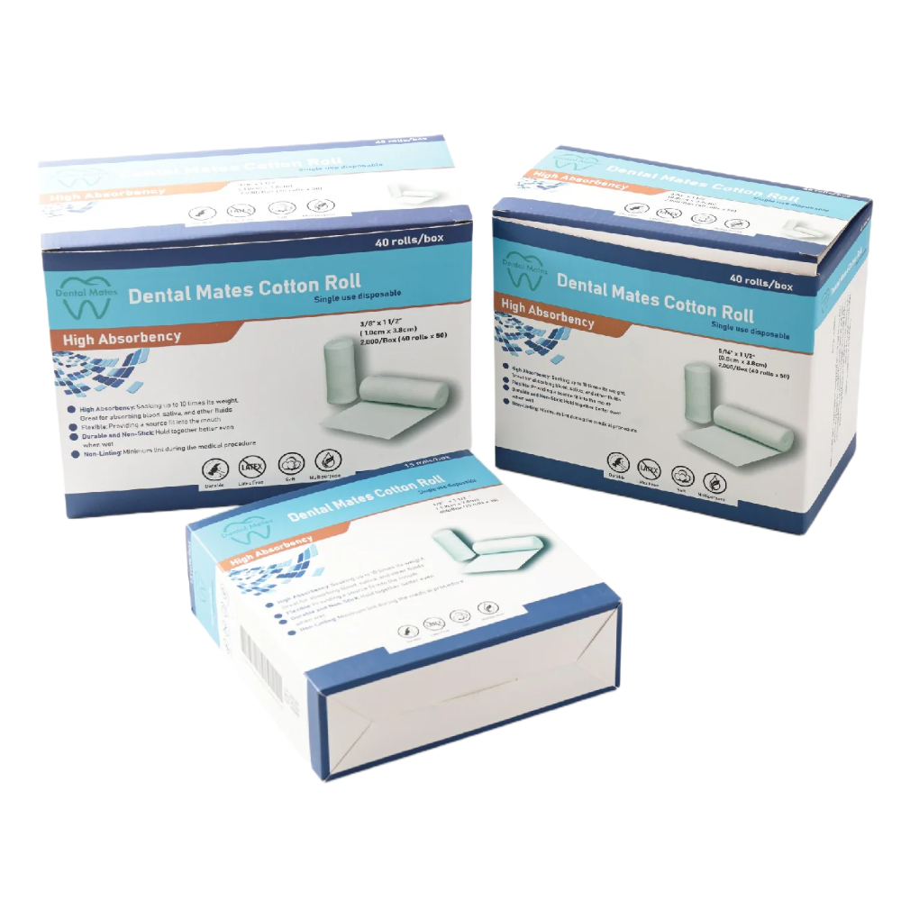 Dental Mates and Bright Supply Cotton Rolls