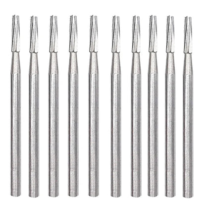 FG 702L Long Cross Cut Tapered Fissure Carbide Burs