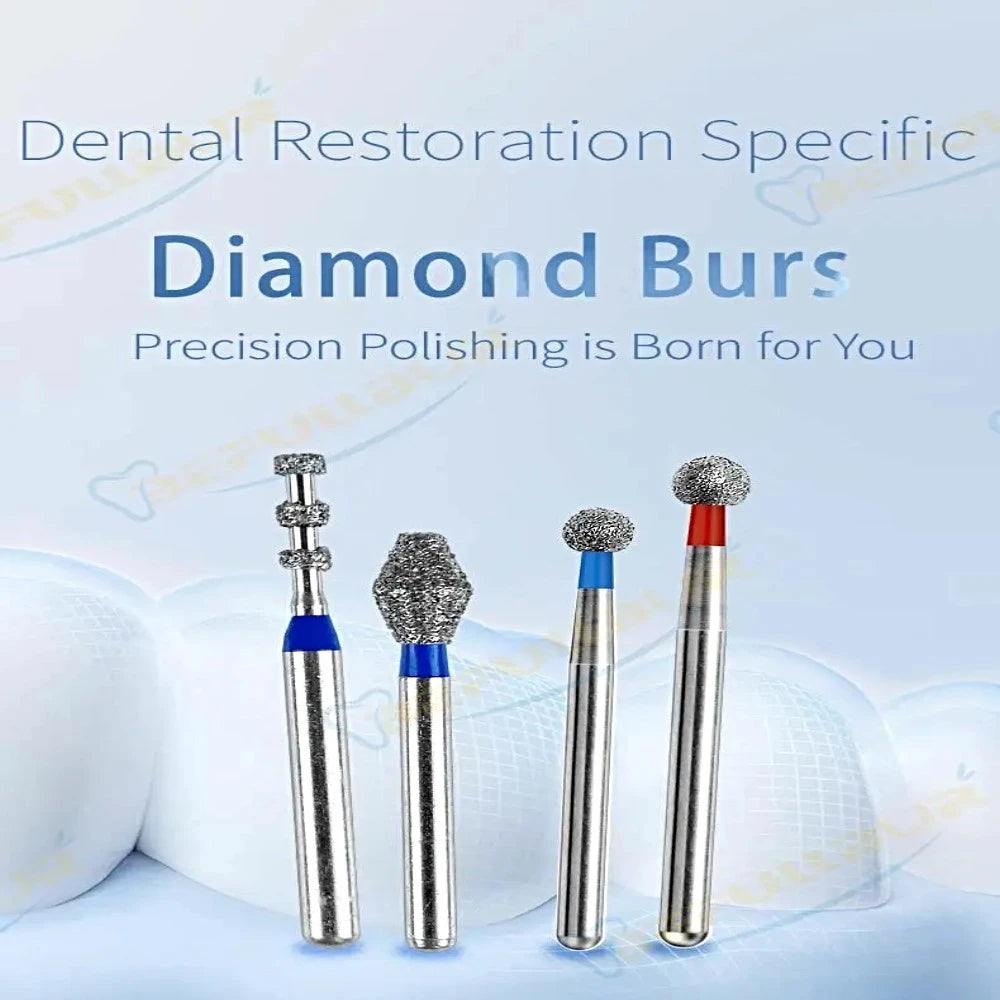 TR-C TC ( Taper Round End ) Type 10PCS Dental Diamond Burs