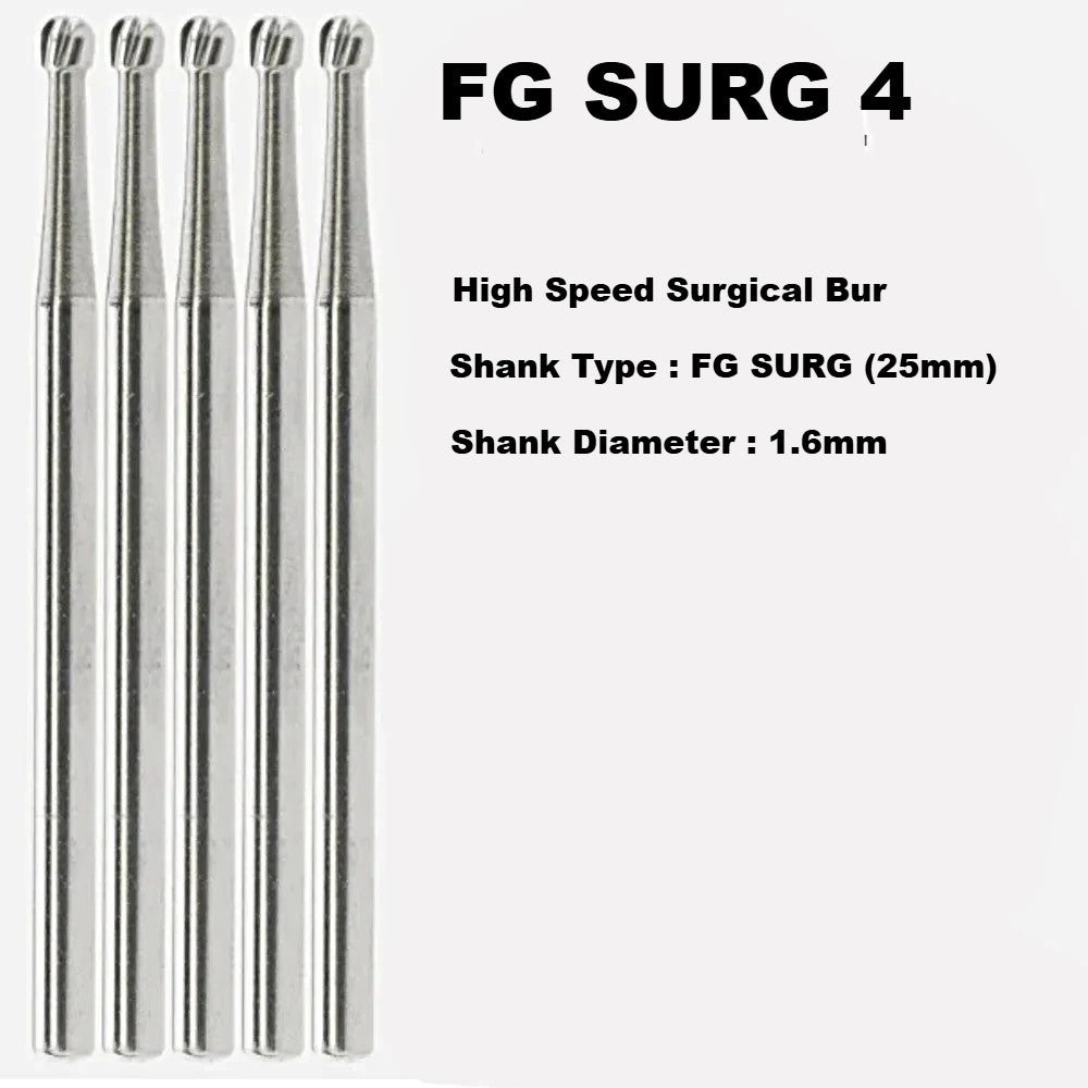 FGSL 4 Round Carbide Bur ( Surgical Length )