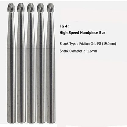 FG 4 Round Carbide Burs