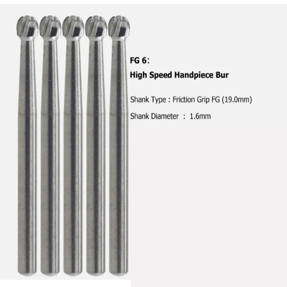 FG 6 Round Carbide Burs
