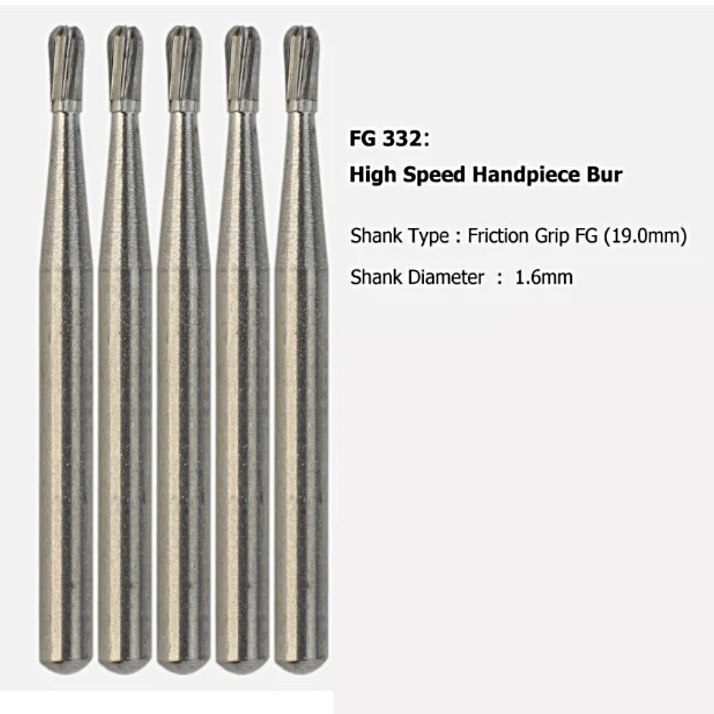 FG 332 Pear Shaped Carbide Burs