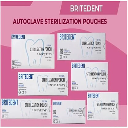 Self-Sealing Autoclave Sterilization Pouches - Bright Supply / Dental Mates