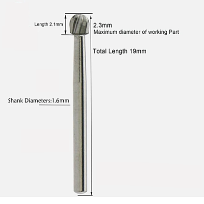 FG 8 Round Carbide Bur