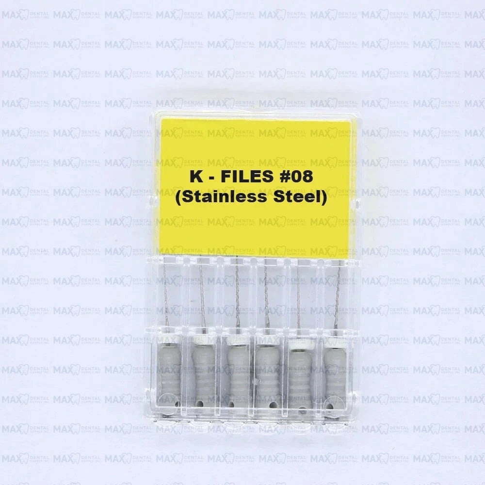 K Files Stainless Steel 6pcs/pack