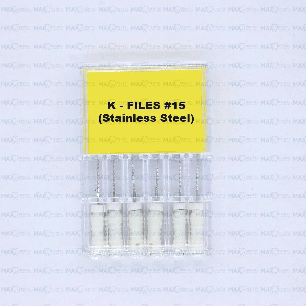 K Files Stainless Steel 6pcs/pack