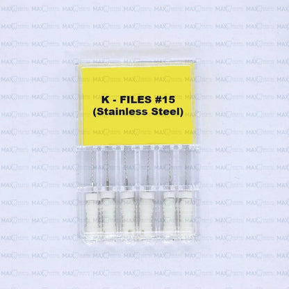 K Files Stainless Steel 6pcs/pack
