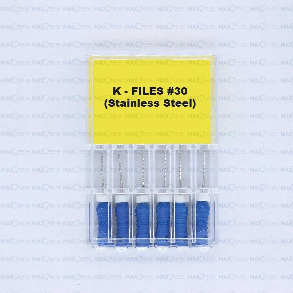 K Files Stainless Steel 6pcs/pack