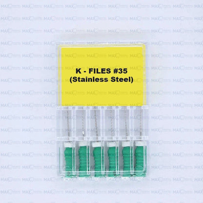 K Files Stainless Steel 6pcs/pack