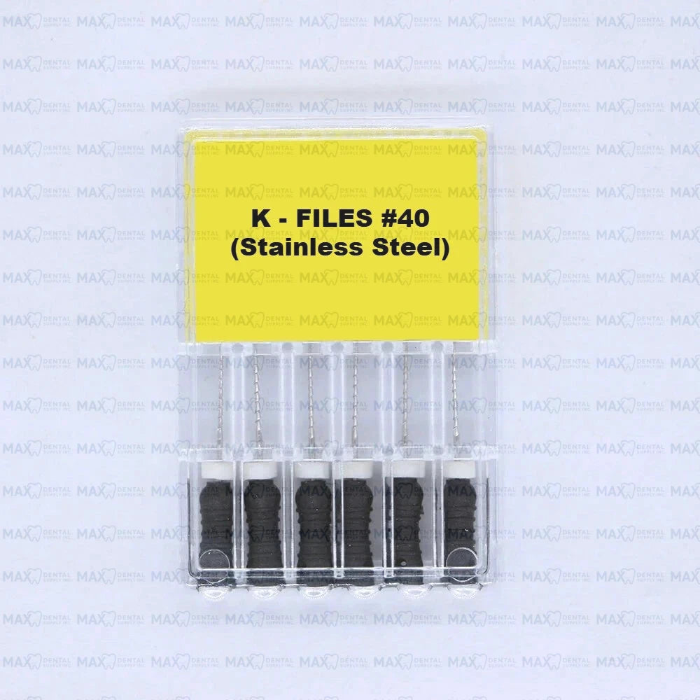 K Files Stainless Steel 6pcs/pack