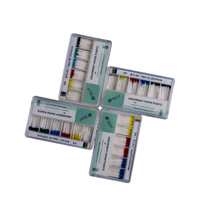 Dental Mates Endo Absorbent Paper Points Taper F, 02, 04 and 06