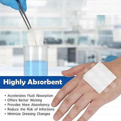 4-Ply Non-Woven Cotton Gauze