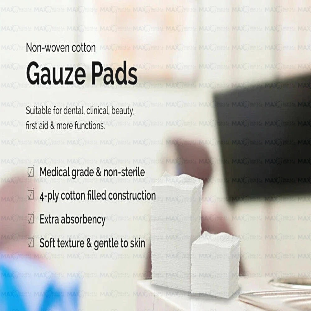 4-Ply Non-Woven Cotton Gauze