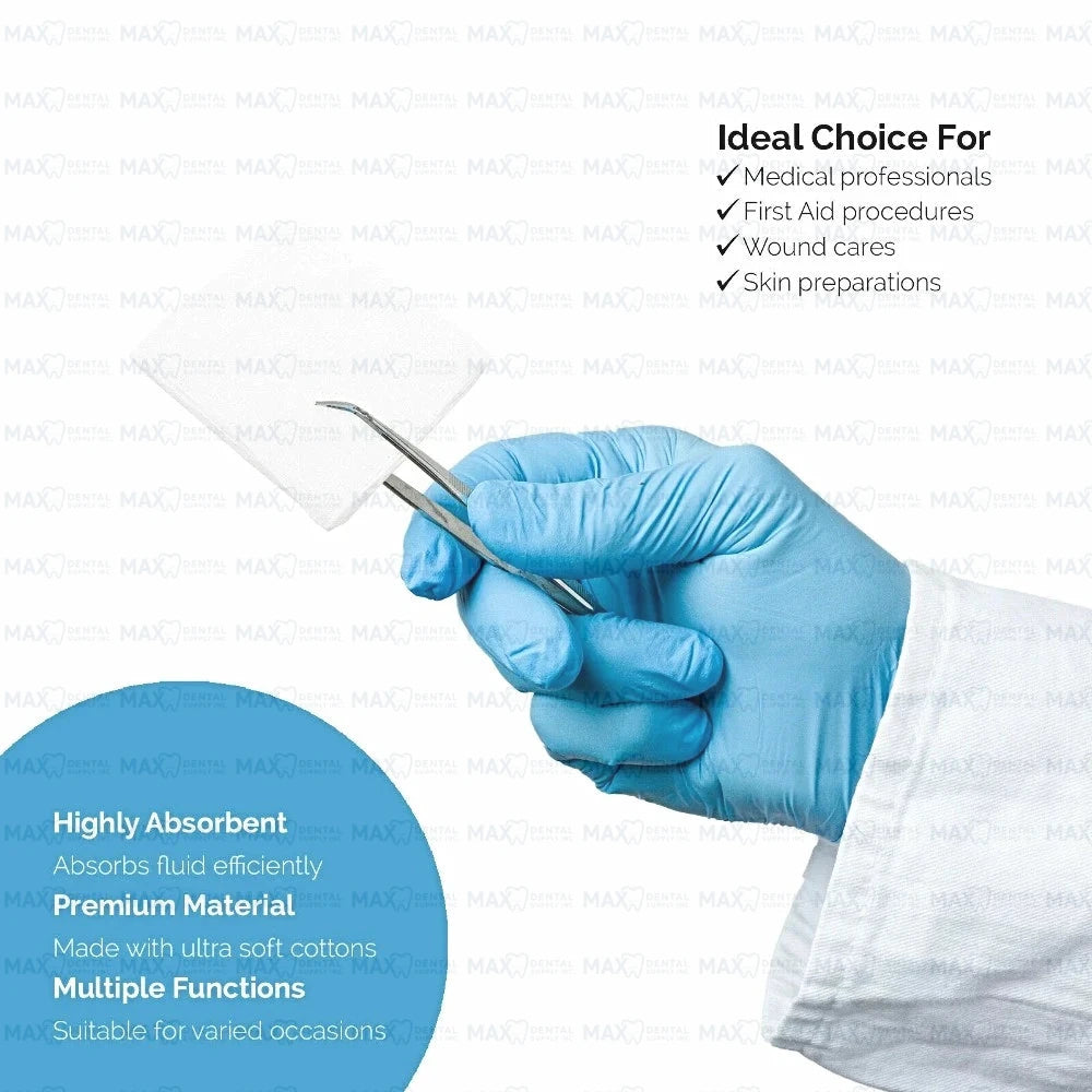 4-Ply Non-Woven Cotton Gauze