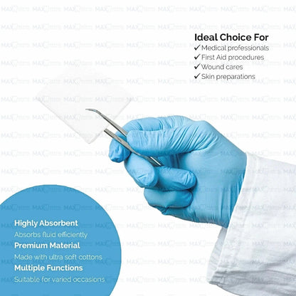 4-Ply Non-Woven Cotton Gauze