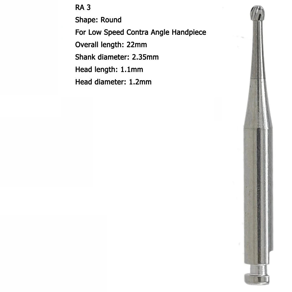 RA 3S Round Carbide Burs ( Short Shank )