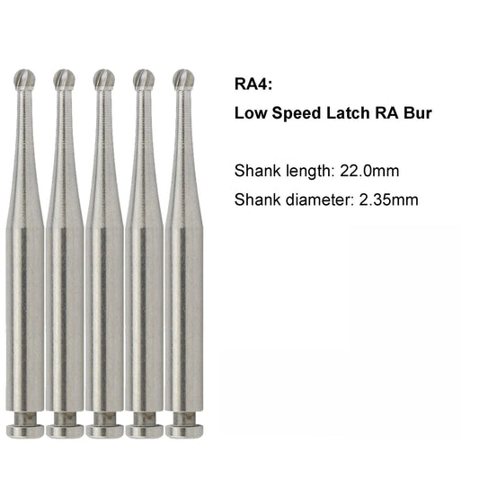 RA 4 Round Carbide Burs