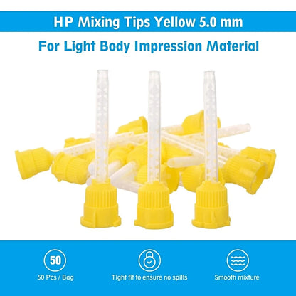 Yellow HP Mixing Tips ( Standard Length )
